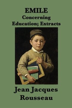 Cover Emile -Or- Concerning Education; Extracts