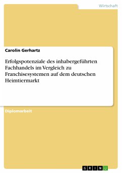 Erfolgspotenziale des inhabergeführten Fachhandels im Vergleich zu Franchisesystemen auf dem deutschen Heimtiermarkt (eBook, PDF)