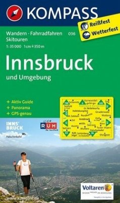 Kompass Karte Innsbruck und Umgebung