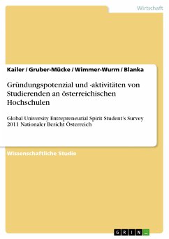 Gründungspotenzial und -aktivitäten von Studierenden an österreichischen Hochschulen (eBook, PDF)