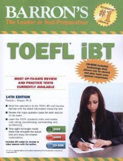 Barron's TOEFL iBT Internet-Based Test, w. CD-ROM - Sharpe, Pamela J.