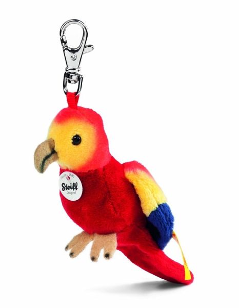 Steiff 024405 National Geographic Anhänger Macaw Papagei 9 cm 