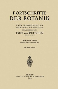 Fortschritte der Botanik - Wettstein, Fritz von