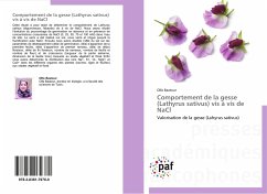 Comportement de la gesse (Lathyrus sativus) vis à vis de NaCl - Baâtour, Olfa