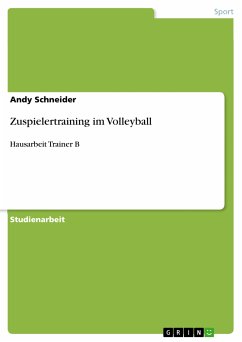 Zuspielertraining im Volleyball (eBook, PDF)