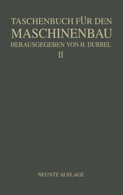 Taschenbuch für den Maschinenbau - Baer, H.;Dubbel, H.;Glage, G.