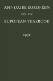 Annuaire Européen / European Yearbook