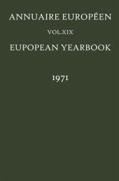 Annuaire Européen / European Yearbook - Council of Europe Staff