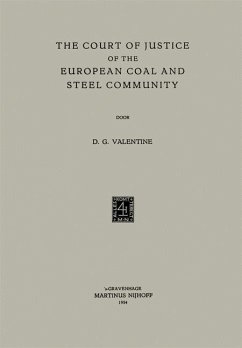 The Court of Justice of the European Coal and Steel Community - Valentine, Donald Gr.