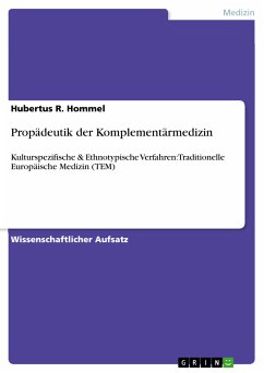 Propädeutik der Komplementärmedizin (eBook, PDF)