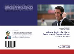 Administrative Laxity in Government Organisations - Islam, Qamrul;Malki, Mohammad A. Al-;Al-Naami, Amro Khalil