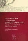 ESTUDIOS SOBRE LAS ULTIMAS REFO ESTUDIOS SOBRE LAS ULTIMAS REFO