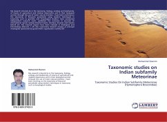 Taxonomic studies on Indian subfamily Meteorinae - Shamim, Mohammd