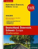 Falk Straßenatlas Deutschland, Österreich, Schweiz, Europa 2014/2015