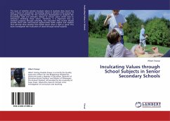 Inculcating Values through School Subjects in Senior Secondary Schools