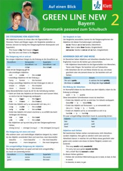 Auf einen Blick: Grammatik passend zum Schulbuch / Green Line New, Ausgabe für Bayern 2