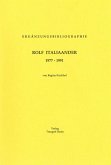 Ergänzungsbibliographie Rolf Italiaander 1977 - 1991 (eBook, PDF)