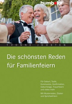 Die schönsten Reden für Familienfeiern (eBook, PDF) - Joosten, Yvonne