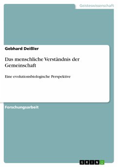 Das menschliche Verständnis der Gemeinschaft (eBook, PDF)