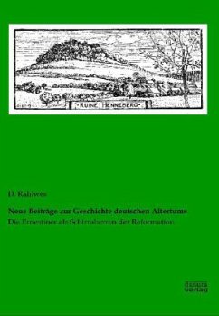 Neue Beiträge zur Geschichte deutschen Altertums - Rahlwes, D.