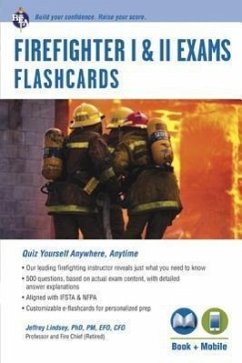 Firefighter I & II Exams Flashcard Book (Book + Online) - Lindsey, Jeffrey