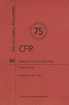 Code of Federal Regulations Title 40, Protection of Environment, Parts 149, 2013 - National Archives And Records Administration