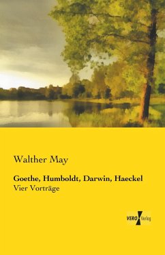 Cover Goethe, Humboldt, Darwin, Haeckel