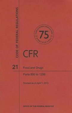 Food and Drugs, Parts 800 to 1299 - National Archives And Records Administration