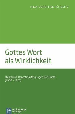 Gottes Wort als Wirklichkeit (eBook, PDF) - Mützlitz, Nina-Dorothee