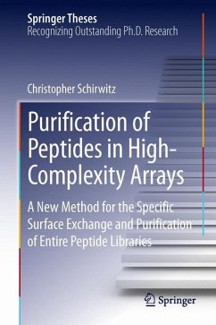 Purification of Peptides in High-Complexity Arrays - Schirwitz, Christopher