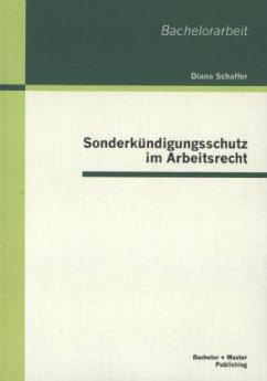 Sonderkündigungsschutz im Arbeitsrecht - Schaffer, Diana