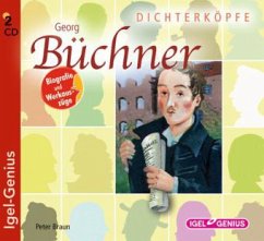 Dichterköpfe - Georg Büchner, 2 Audio-CDs - Braun, Peter