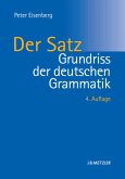 Der Satz / Grundriss der deutschen Grammatik 2
