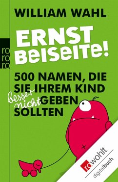 Ernst beiseite! (eBook, ePUB) - Wahl, William