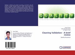 Cleaning Validation - A brief review - Thakor, Vinod;Desai, Vidhi Manubhai;Patel, Rajesh K.