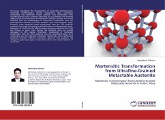 Martensitic Transformation from Ultrafine-Grained Metastable Austenite