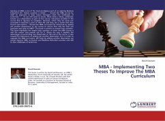 MBA - Implementing Two Theses To Improve The MBA Curriculum - Dawson, David