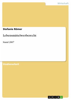 Lebensmittelwerberecht (eBook, PDF) - Römer, Stefanie