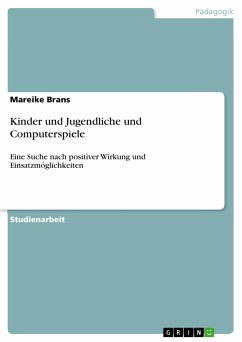 Kinder und Jugendliche und Computerspiele (eBook, ePUB) - Brans, Mareike