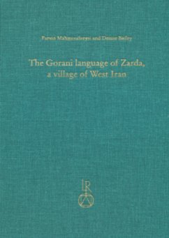 The Gorani language of Zarda, a village of West Iran, w. Audio-CD - Mahmoudveysi, Parvin; Bailey, Denise