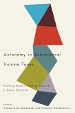 Autonomy in Subnational Income Taxes (eBook, PDF)