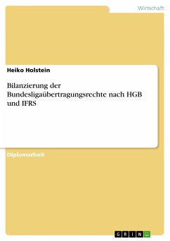 Bilanzierung der Bundesligaübertragungsrechte nach HGB und IFRS (eBook, PDF)