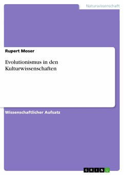 Evolutionismus in den Kulturwissenschaften (eBook, ePUB)