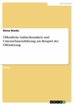 Öffentliche Aufmerksamkeit und Unternehmensführung am Beispiel der Ölförderung (eBook, ePUB)