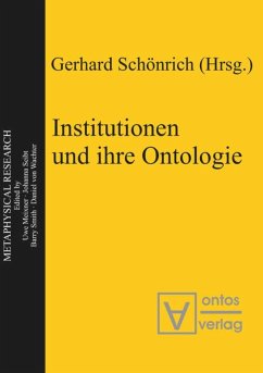 Cover Institutionen und ihre Ontologie