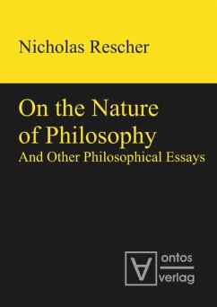 On the Nature of Philosophy and Other Philosophical Essays - Rescher, Nicholas