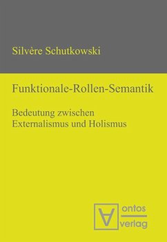 Funktionale-Rollen-Semantik - Schutkowski, Silvère