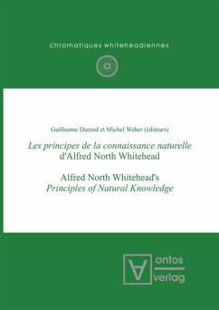 Les principes de la connaissance naturelle d'Alfred North Whitehead