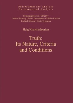 Truth: Its Nature, Criteria and Conditions - Khatchadourian, Haig