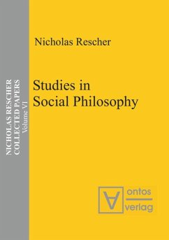 Studies in Social Philosophy - Rescher, Nicholas